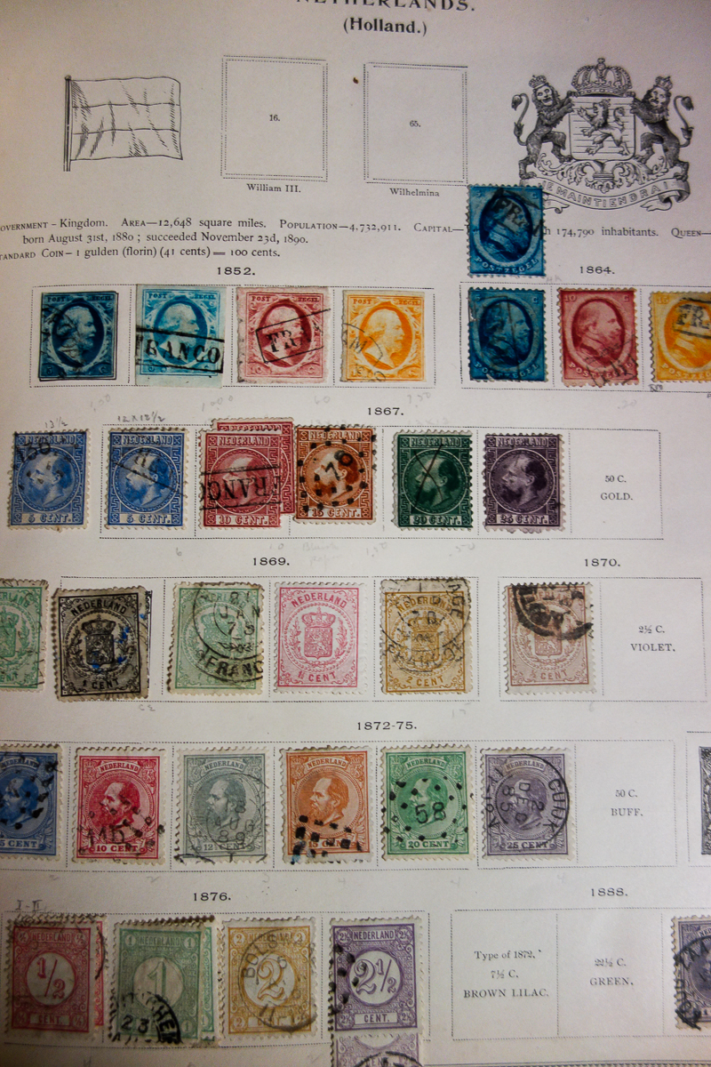 Worldwide Stamp Collection In Scott International Album 